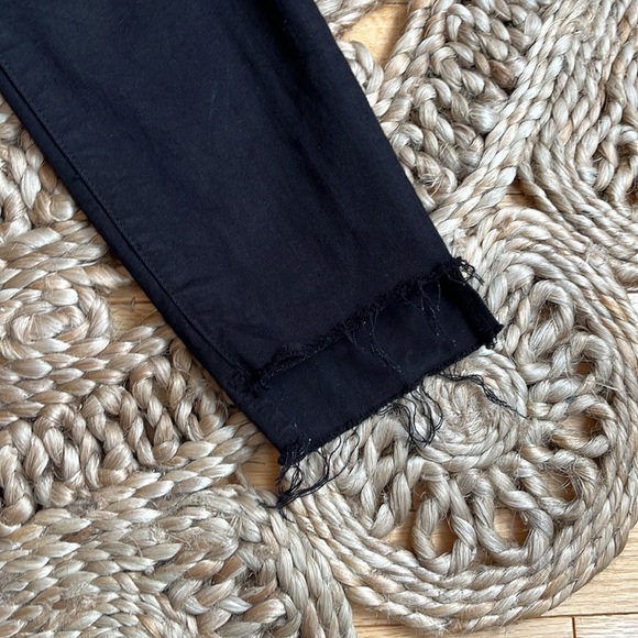 FRAME Le Skinny De Jeanne Raw Stagger Mid Rise Cropped Skinny Jeans 27 - Picture 4 of 10